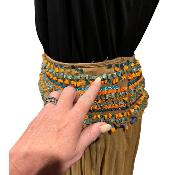 Boho tulle skirt-colored stones & beads by Christopher Fischer size small - Picture 12 of 16